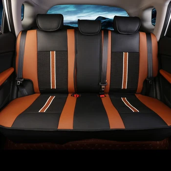 Набор от кожени калъфи за автомобилни седалки от 4 сезона за Chery Tiggo 7 2016 г.-до момента, възглавници за седалки, вътрешни аксесоари