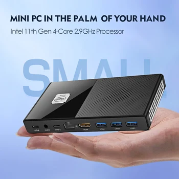 Най-новият мини-компютър M6 Intel Celeron 11th Генерал N6000 четириядрен 8G/16G DDR4 TV BOX Windows 11 Мини-КОМПЮТЪР 4K HDMI2.0 Pocket PC Type-C