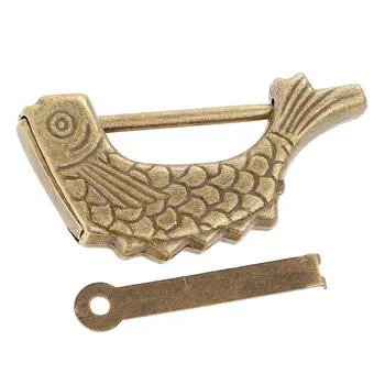 Най-старите китайски заключване, Бижутериен издълбани заключване под формата на риба с ключ