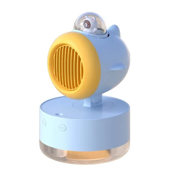 Нов преносим охладител на въздуха настолен вентилатор 3600 mah USB зареждане С лампа овлажнител на въздуха вентилатор за нощуване на открито Лято