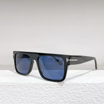 Нови слънчеви очила tom tf0907 за жени и мъже, марка дизайнерски обувки на Ford, черно пилот, модерни плажни слънчеви очила, festival oculos de sol feminino box