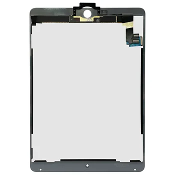 Оригинален 100% Тест LCD дисплей За iPad Air iPad 2 6 A1566 A1567, Пълен с LCD Сензорен дисплей, Дигитайзер, Смяна на Лентата в Събирането на
