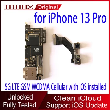 Оригинална Логическа такса за iPhone 13 Pro Max дънна Платка С / Без Face ID Отключена Чиста дънната Платка Поддържа iCloud iOS Актуализация