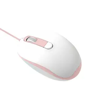 Полезна жичен мишка, устойчива на плъзгане USB-жичен мишката, 3 платна приемник с възможност за регулиране на скоростта, жичен мишка с бърза реакция