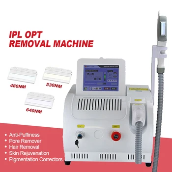 Портативен апарат за обезкосмяване на ОТКАЗ IPL с 3 филтри, 500000 снимки, Подмладяване на кожата, Лечение на акне, за Салон постоянно устройство