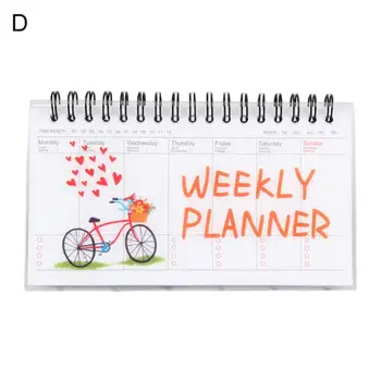 Прозрачна корица, практичен, удобен дневник, планиране на графици на макарата от полипропилен, Удобни за кожата канцеларски материали