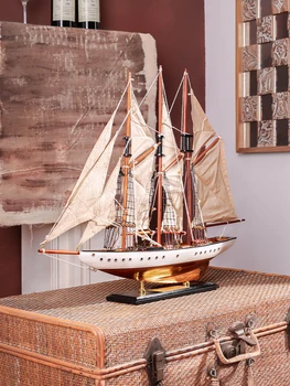 Ремесленная модел на кораба, украса на сглобени, вход в хола, маса за украса за дома