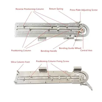 Ръчна машина за огъване на кабела САМ Жично бендер Електрически инструмент за огъване на тел 10 до 50 MM2