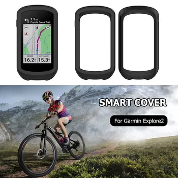 Силиконов защитен калъф за велосипед с GPS, устойчив на надраскване, нескользящий мек калъф за хронометър, измерване на скоростта, калъф за Garmin Edge 1040