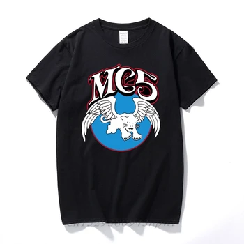 Ситуацията комедия Приятели Тениска пънк група motor city MC5 Модна тениска с принтом хип-хоп тениска homme Памук с къс ръкав