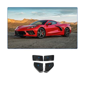 Тампон върху волана на колата е от въглеродни влакна за Chevrolet Corvette C8 2021-2023