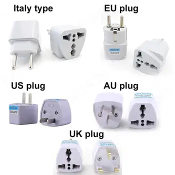 Универсален Адаптер ДОЛАРА-Евро Европа AC Power Монтиране на Зарядно Устройство, Адаптер Преобразувател на Пътния 2-Пинов Конектор за US/UK/AU/DE/itlay EU Plug М 20