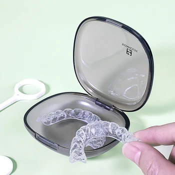 Фалшиви зъби, ортодонтический кутия За съхранение на Зъбни протези, Контейнер За cvr, калъф За Съхранение на Зъбни протези, за да проверите за Съхранение на Директна Доставка