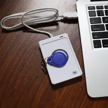 Четец за NFC USB ACR122U безконтактен смарт ic карта и записващо устройство rfid-копирна машина Копирна Машина 5шт UID Замяна Етикет-карта Ключодържател