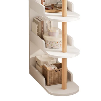 Скандинавска bookshelf за хола, Мебели за дома Модерна минималистичная Ультраузкая bookshelf Креативен дизайн на Кабинет Прости рафтове